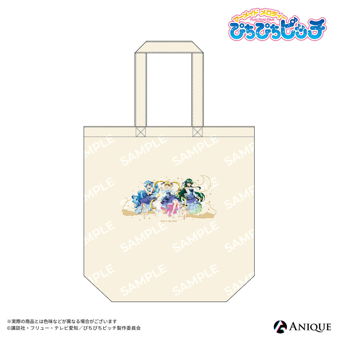 《Pre-Order》Tote Bag｜唱K小魚仙 Pichi Pichi Pitch 月夜之人魚奏 POP UP SHOP (26PP47-P)