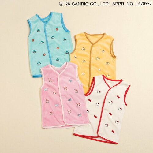 🆕【⭐訂購⭐】日本直送 🇯🇵🌀#Sanrio 刺繡圖案 絨毛背心/睡袋［4款選］🌀 [ELIA-0010][261004]