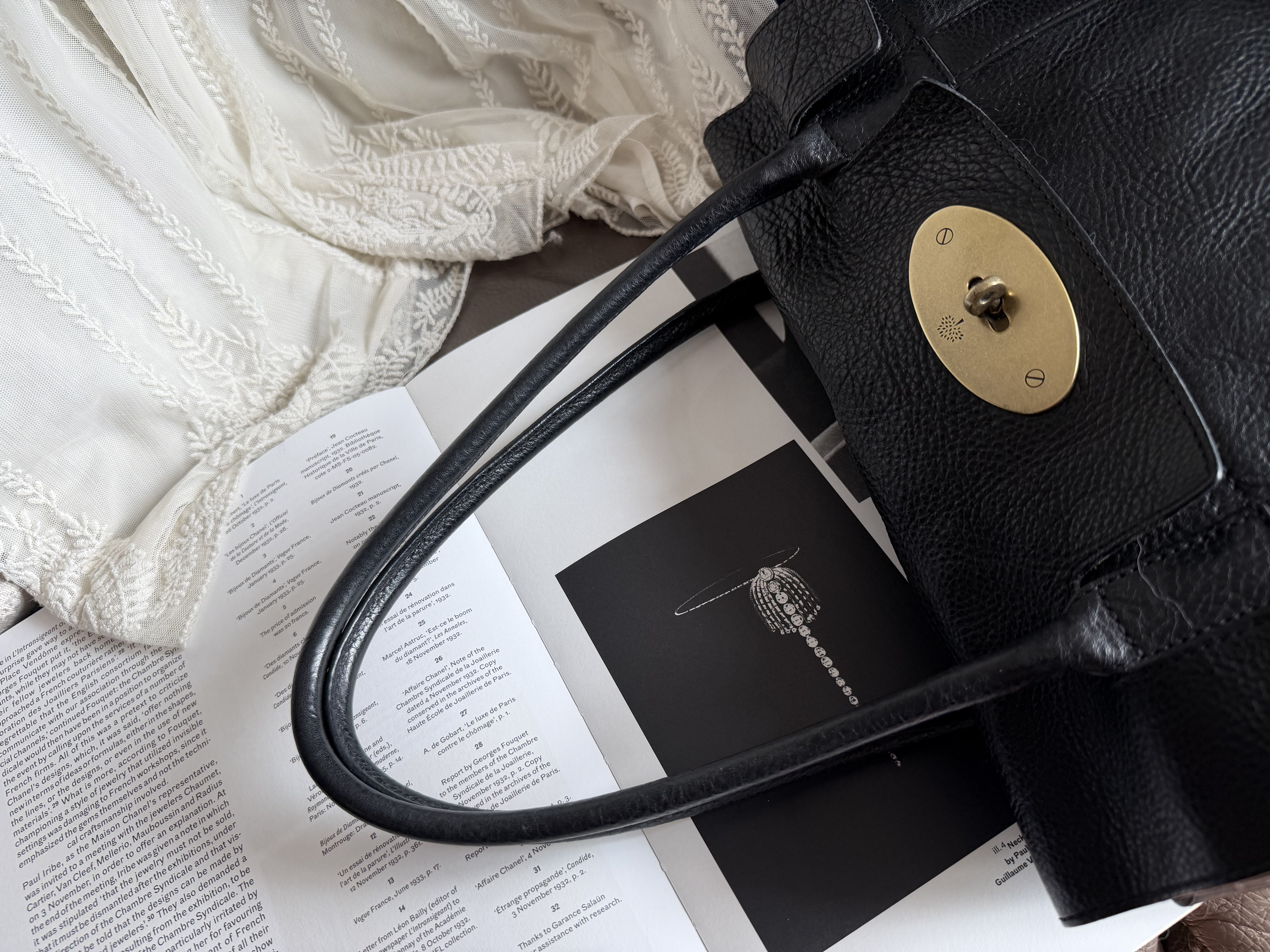 Mulberry black bayswater bag