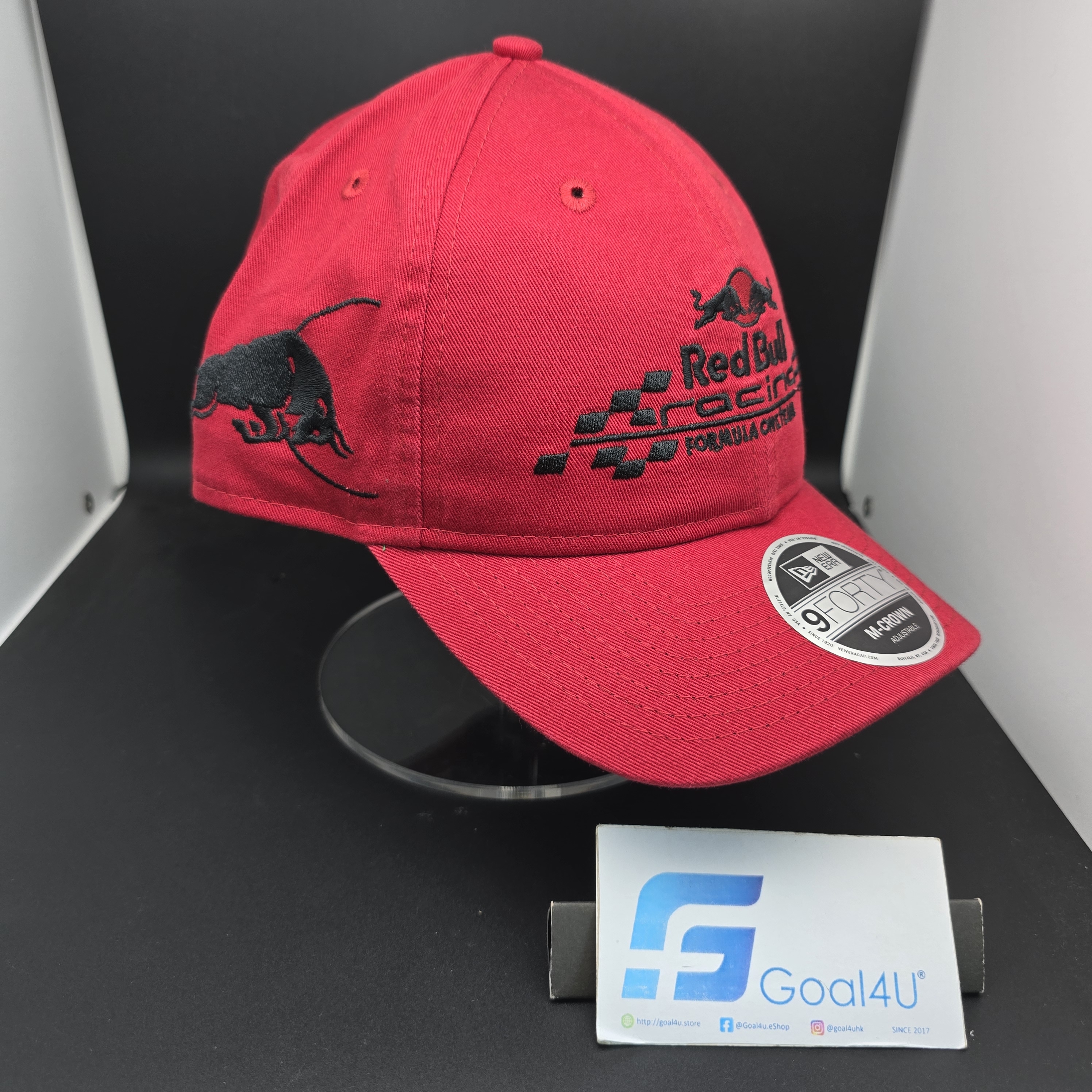 🍷 賽道上的紅寶石 New Era F1 Red Bull Racing 紅牛車隊官方紅寶石色水洗帽 60772108