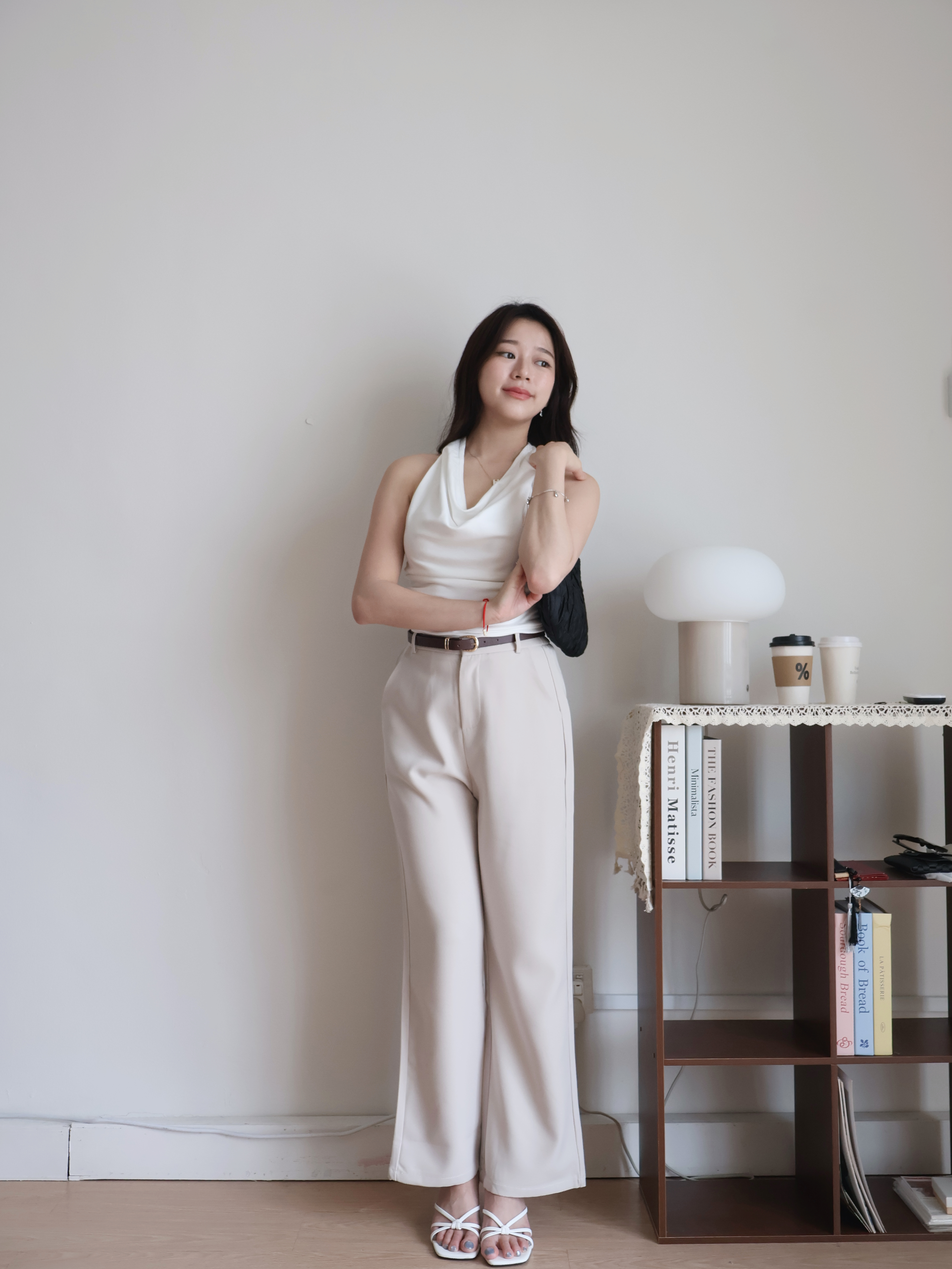 Joice Suit Pants | Cream