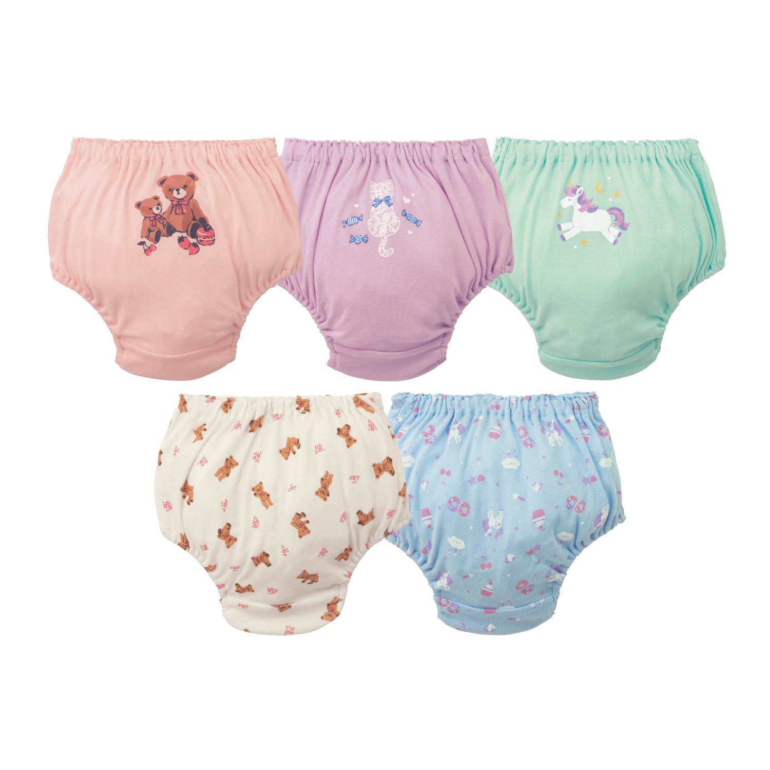 🆕【⭐訂購⭐】🇯🇵 日本直送  🌀日本品牌 #GITA 全綿內褲 (女孩) 套裝 [1套5枚] 🌀  [PLAA-0250] [260227]