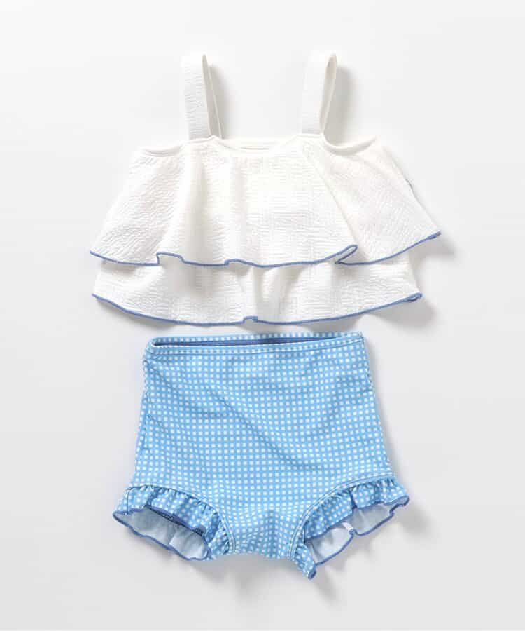 🇯🇵預訂 日本直送🇯🇵Apres les cours兩色荷葉邊分體泳衣