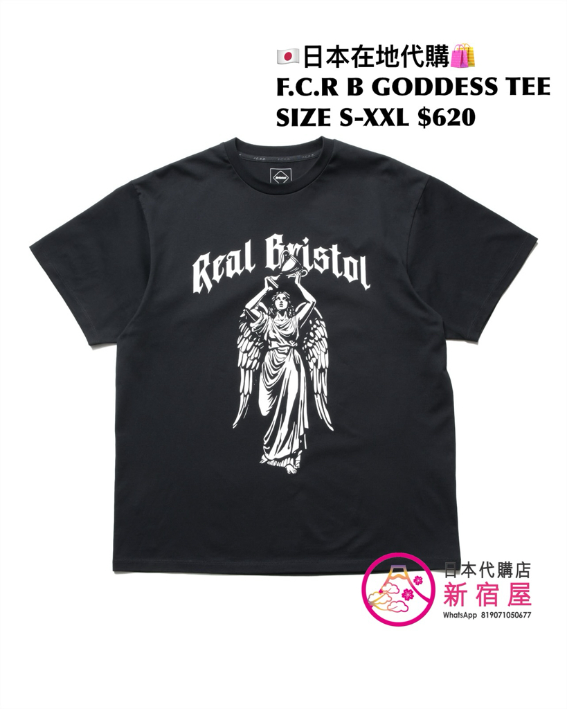 F.C.REAL BRISTOL GODDESS TEE/ SPIRIT TEE/ SHADOW EMBLEM TEE/ 56STARS TEE 