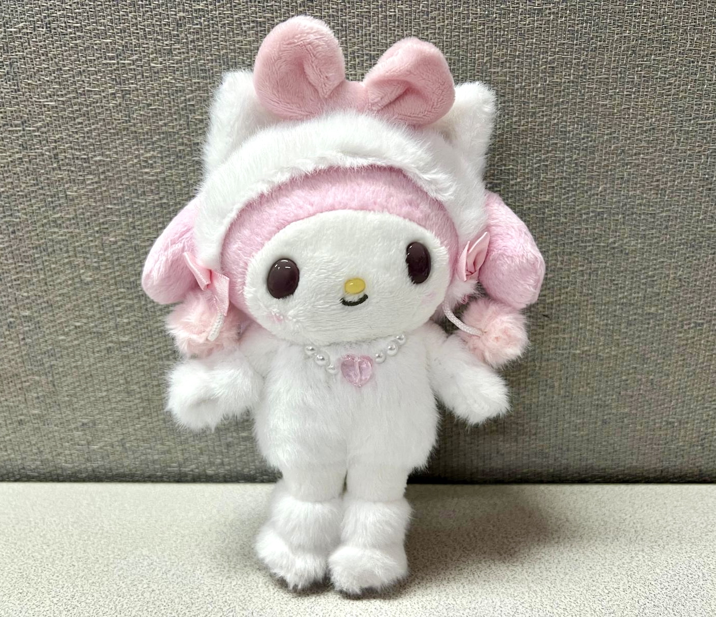 🎌日本直送🎌 原宿限定Kawaii Sanrio Factory長腿系列白貓造型公仔掛飾