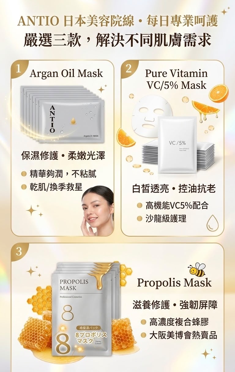 一次擁有 3 大王牌配方・全方位急救嫩膚