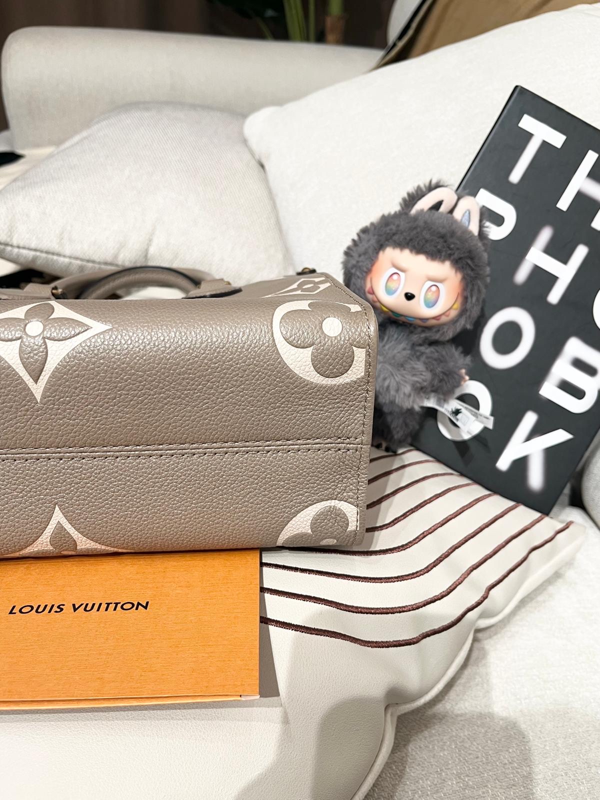 Lv OnTheGo pm M45779 Empreinte Calfskin 牛皮 100%Authentic, 98%New ✅NFC✅收據✅Dust bag✅Box