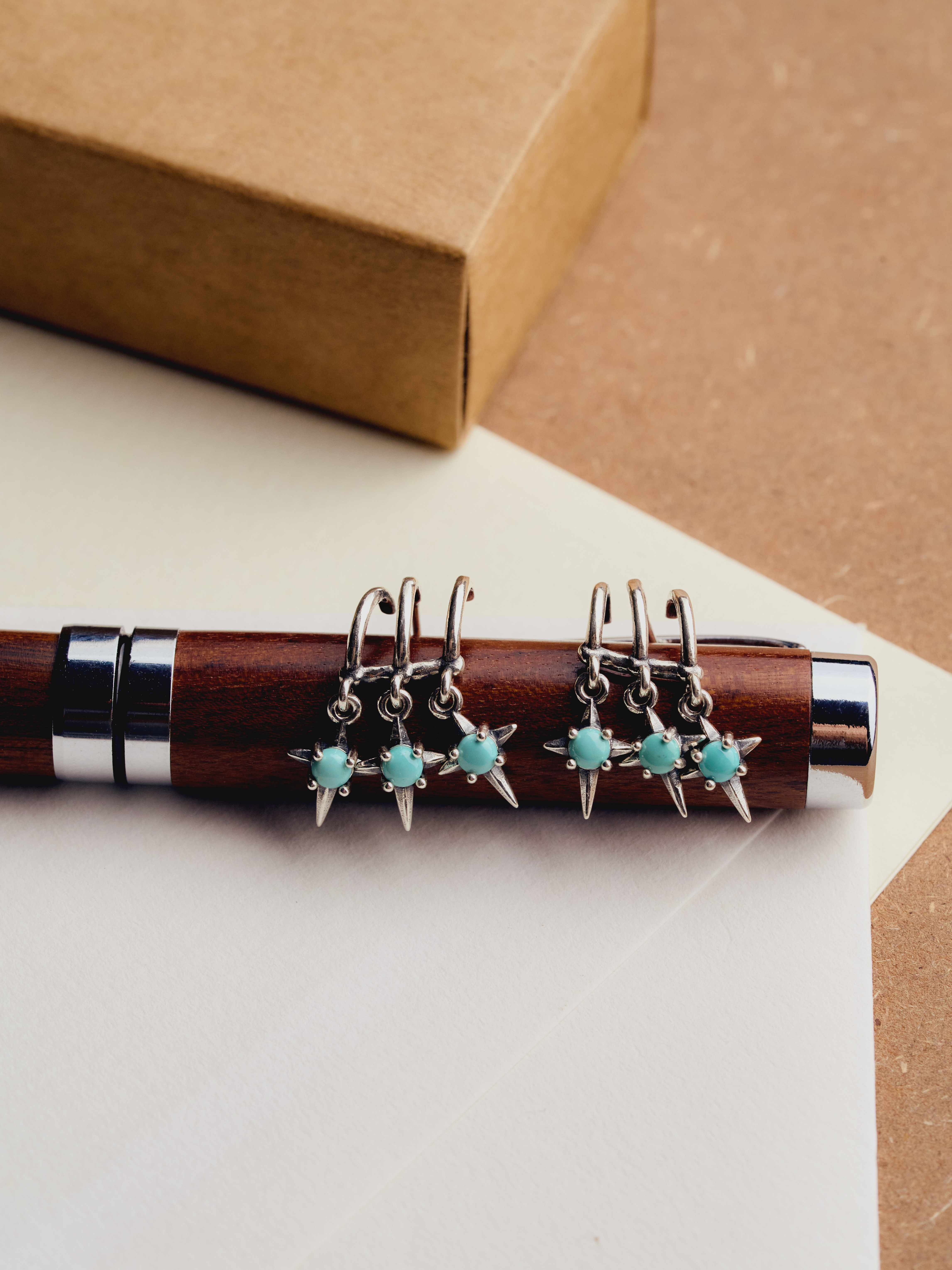 Nomad Blue Earring