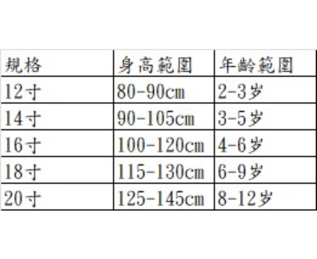 Kuromi 正版授權兒童摺疊單車
