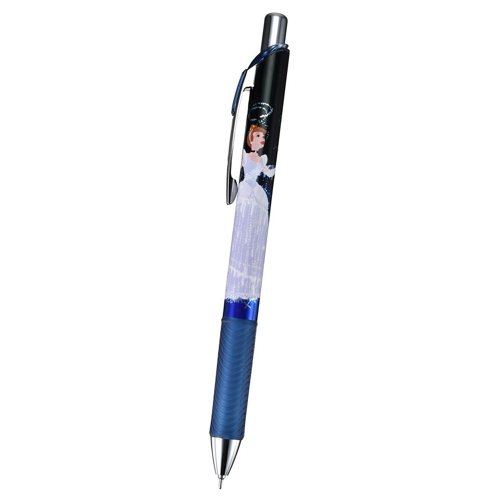 現貨｜【日本 Disney Store 限定】Cinderella 灰姑娘 日本製 Pentel EnerGel 0.5mm 黑色 啫喱筆 208803