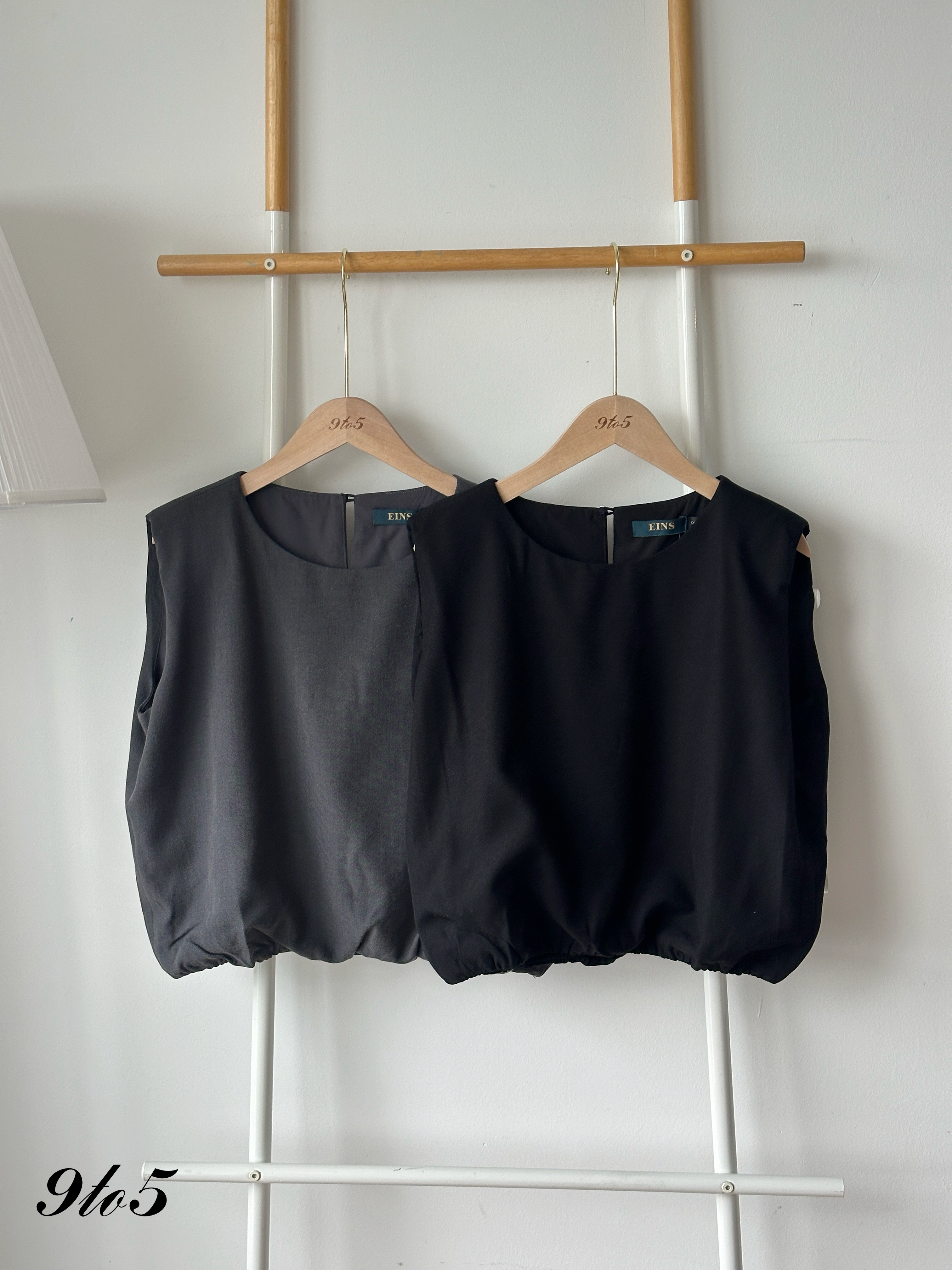 T4293 Sleeveless Round Neck Top - 3 Colors 