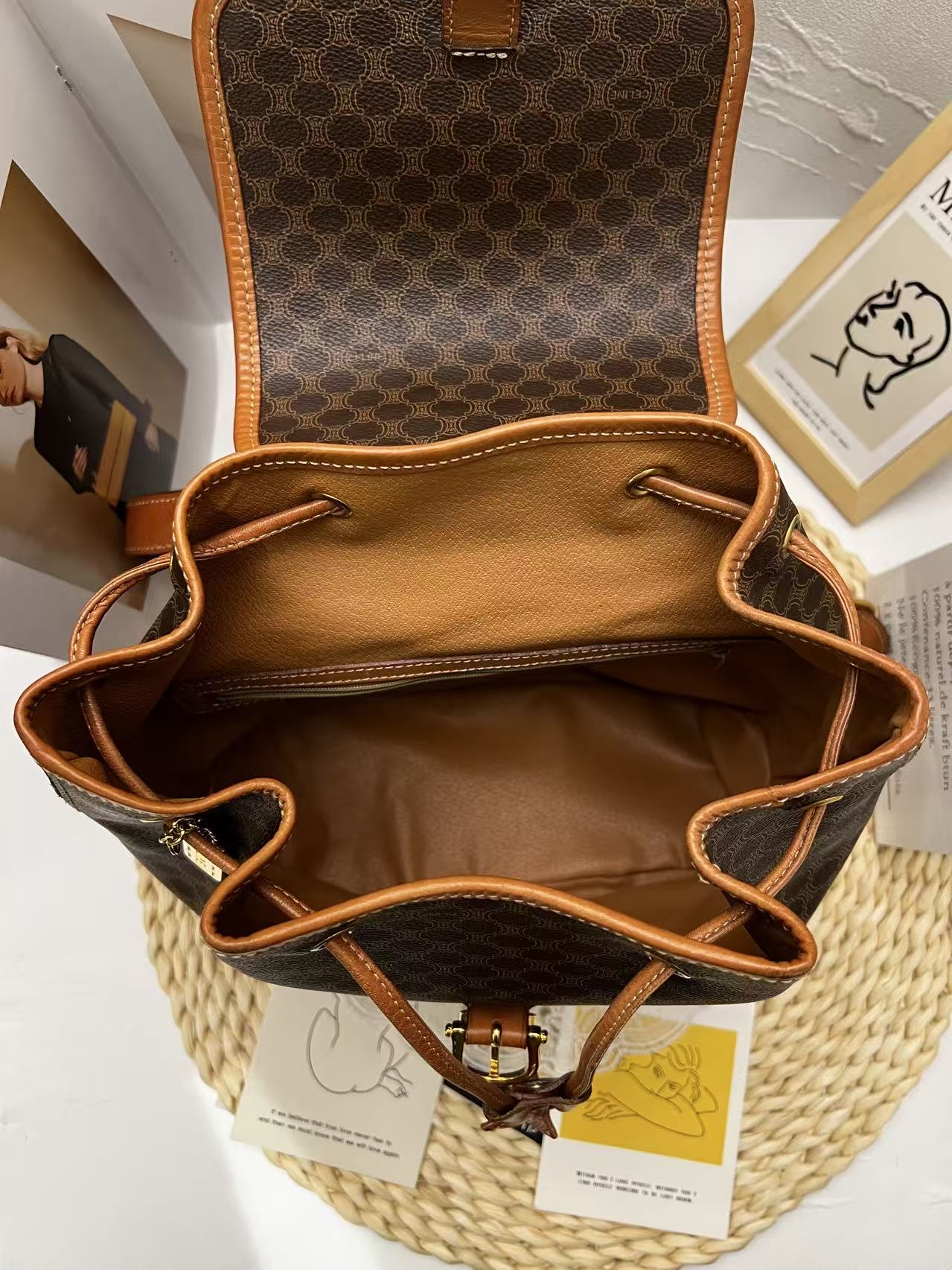 Celine Vintage Macadam Backpack