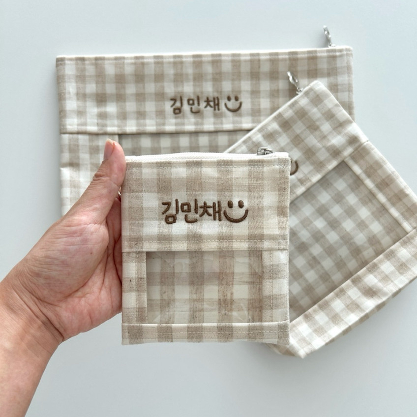 韓國刺繡收納袋（中/大）