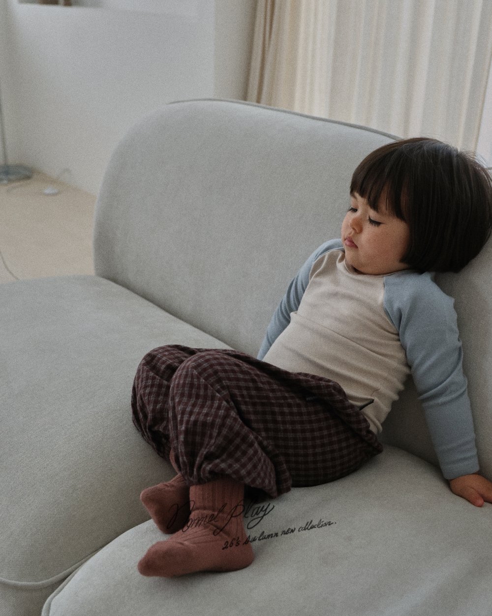 Normalplay | check jogger pants