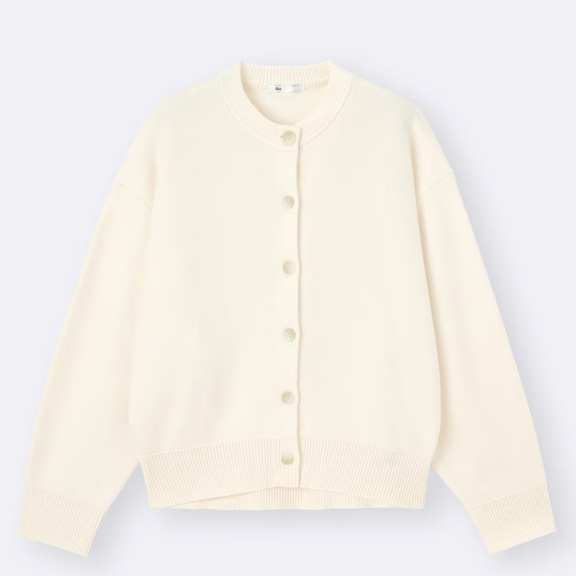 GU Sweat-like Knit Dolman Sleeve Cardigan