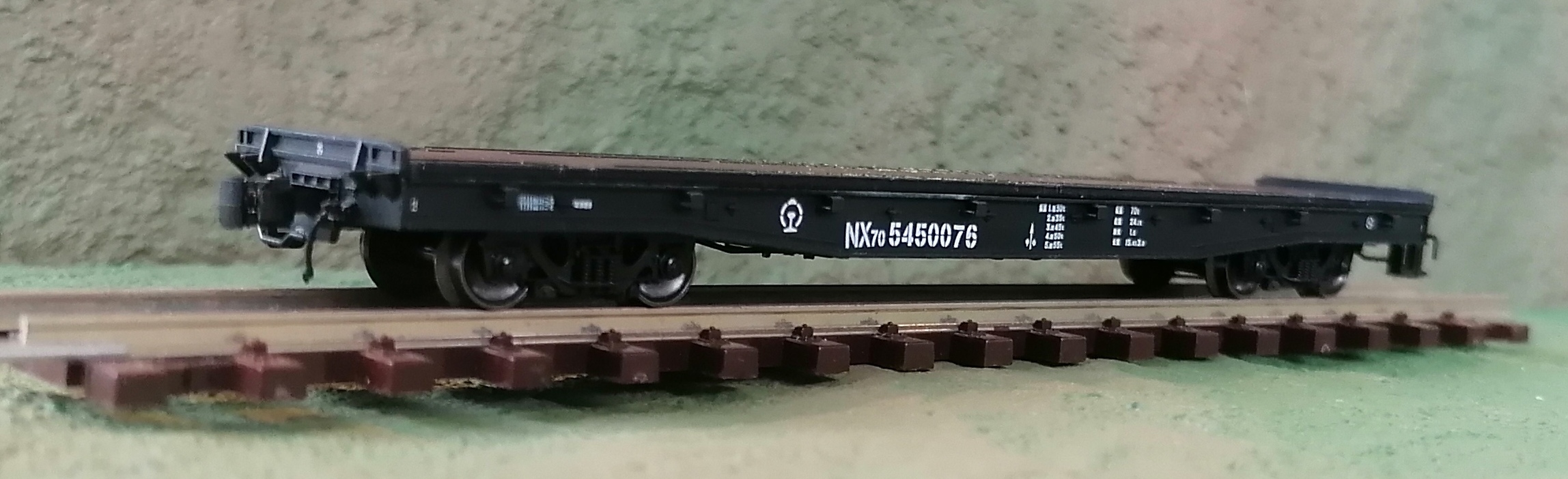 中國鐵路物流運輸NX70多用途平車•長鳴N比例（單節）