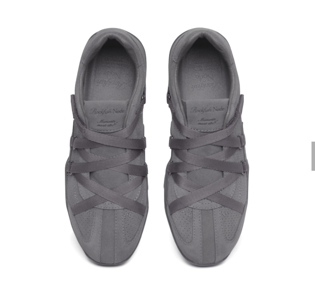 韓國限定Teal Gray🇰🇷Rockfish Weatherwear ZANE X-STRAP SNEAKERS (SUEDE)