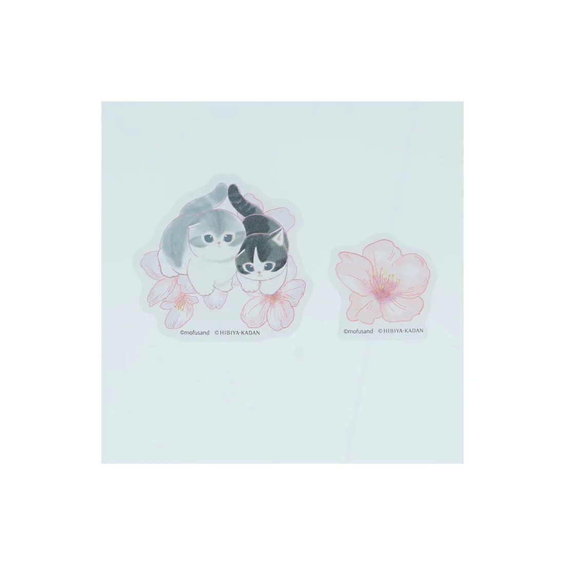 現貨｜mofusand x 日比谷花壇 鯊魚貓 日本製 透明 便利貼 Sticky Notes (S2852829)