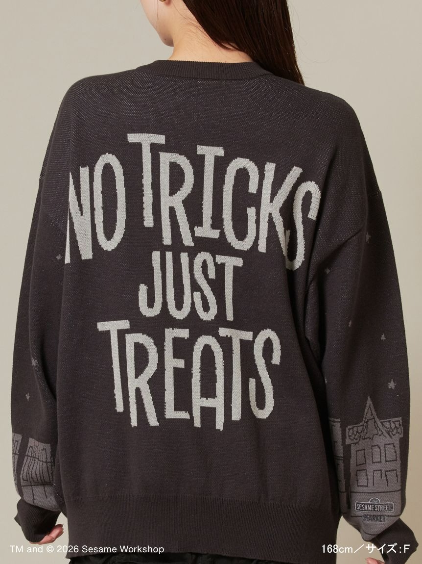 🌸 【預訂】Knitwear - HAPPY HALLOWEEN -NO TRICKS, JUST TREATS
