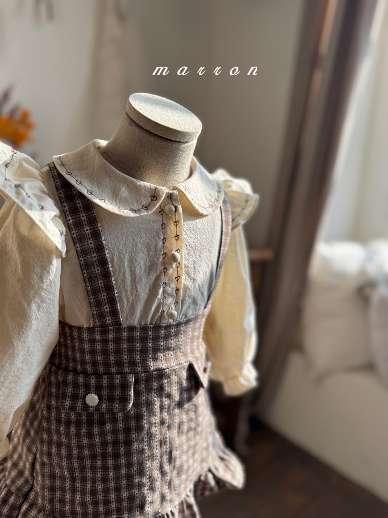 🇰🇷Marron blouse