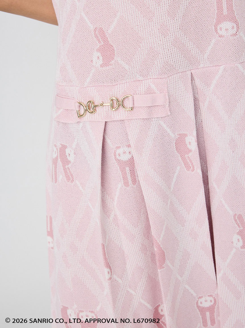 🎀【預訂】My Melody x CELFORD 格紋針織洋裝 P