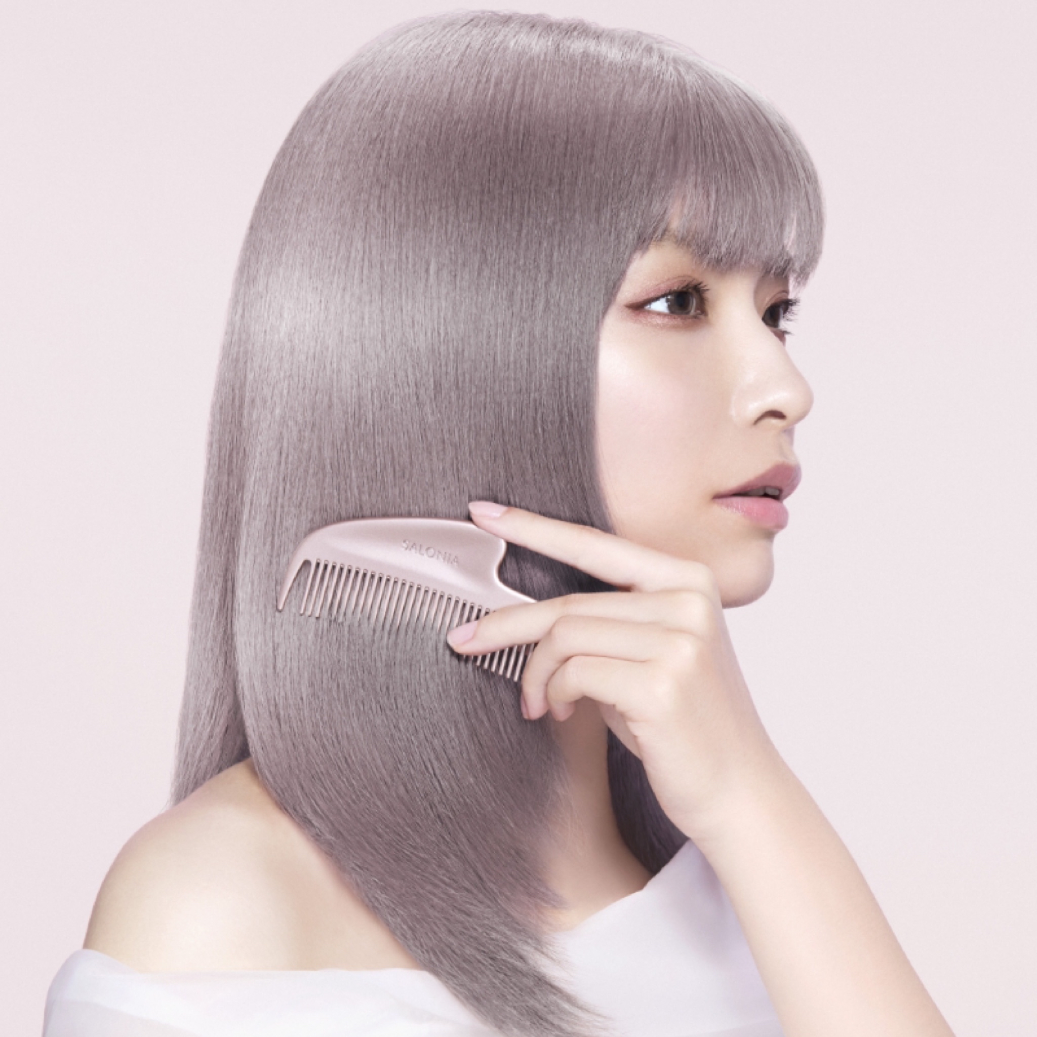 ［限時開團］🇯🇵日本美髮品牌Salonia Glossy Care Metal Kassa Comb 光澤護理金屬刮痧梳