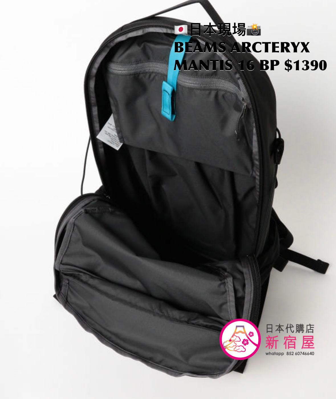 BEAMS ARCTERYX MANTIS 16 BACKPACK