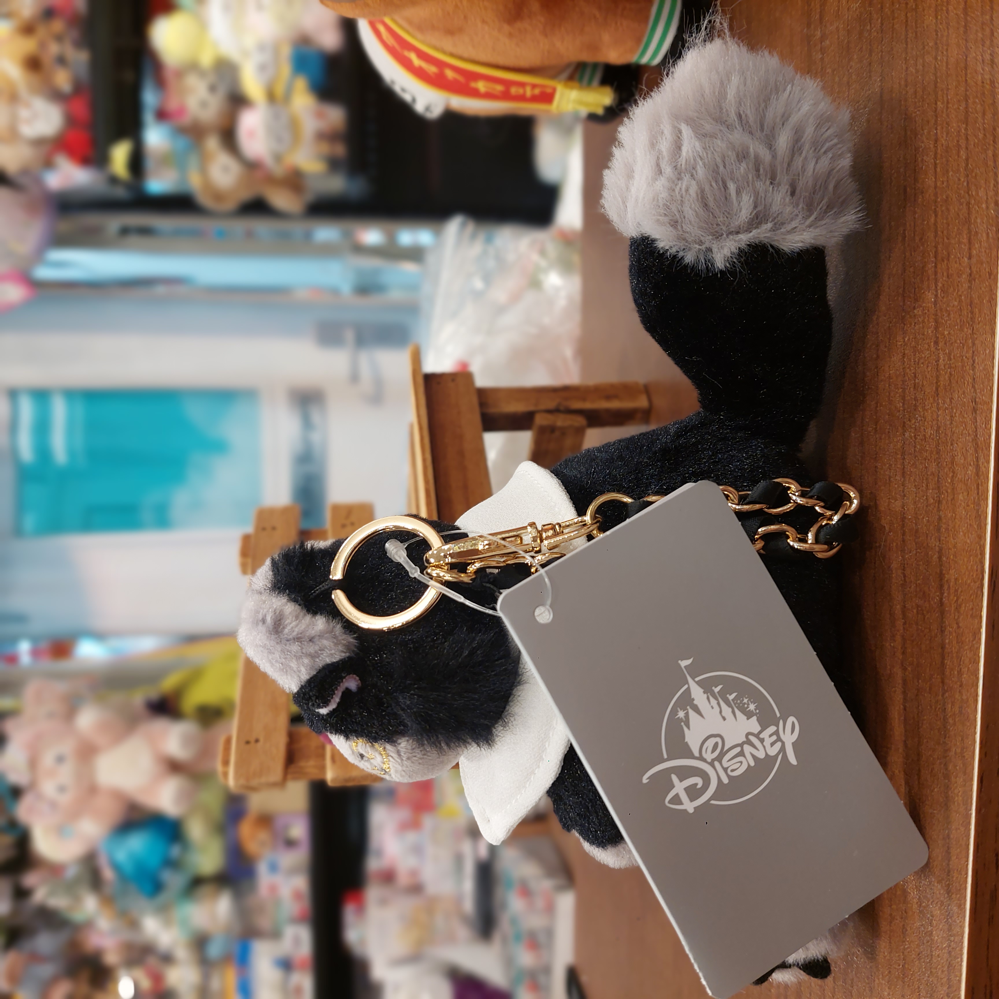原裝日本 Disney LUCIFER 路西法 公仔吊飾 14CM