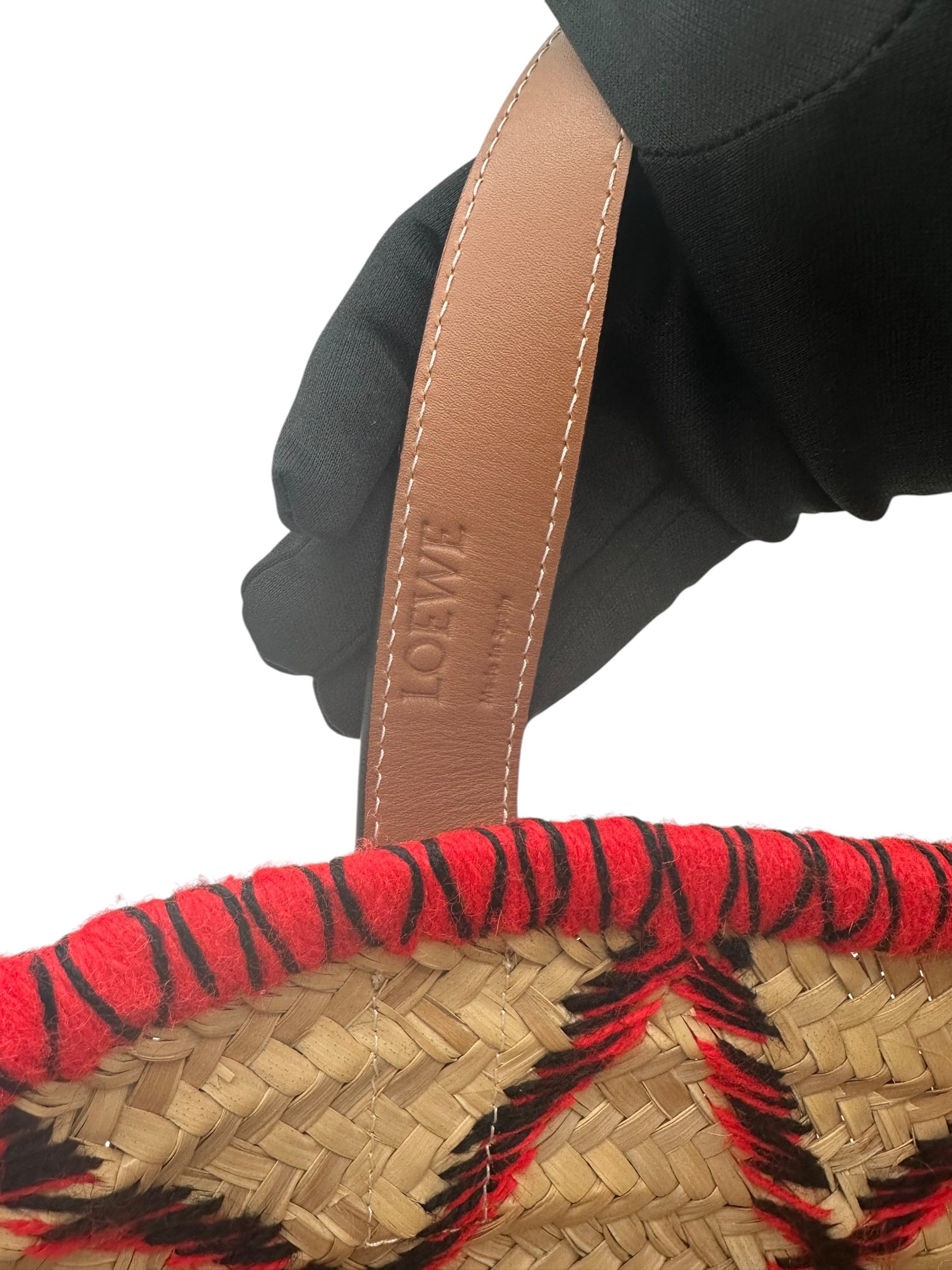 Pre-owned LOEWE Straw-woven Bamboo Basket Bag / Product Code: 071301