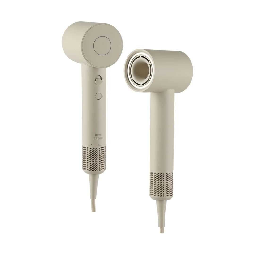 預購⭐️Bruno 全球電壓高速高濃度負離子風筒100-240V 灰褐色 (BAK811-GRG) [香港行貨] 