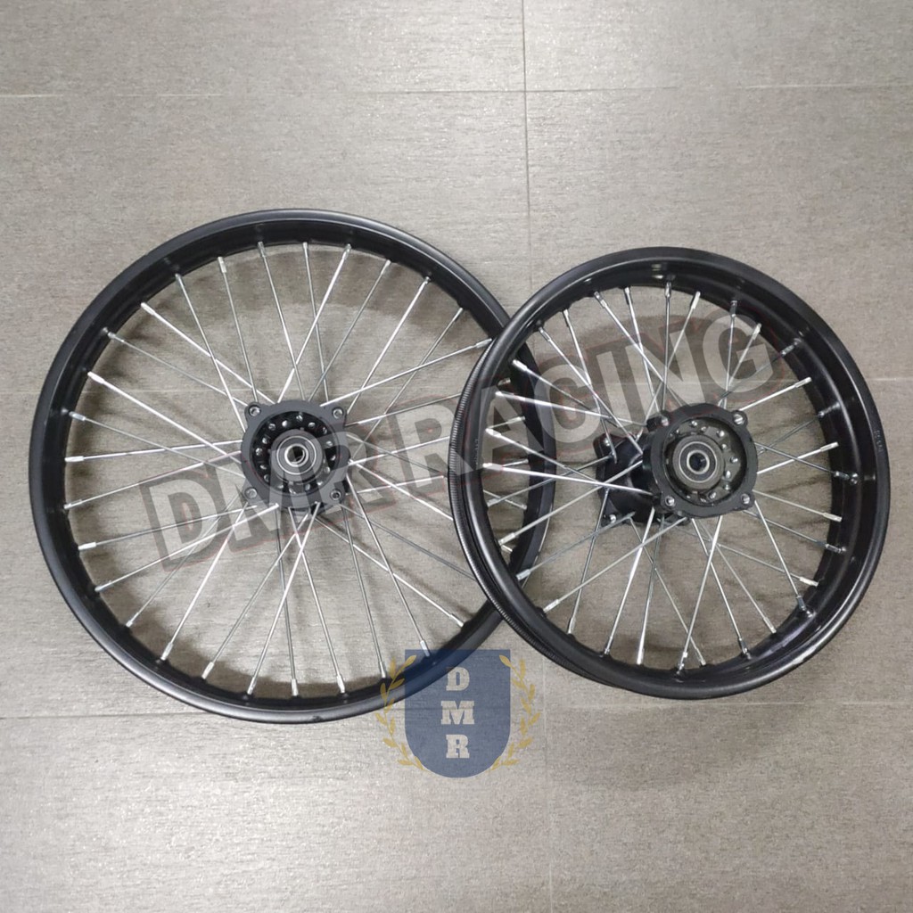 D-FORCE 120 D FORCE 160 Motocross Rim Set 14/17 Black 1.60x17 1.85xx14 DFORCE120/160
