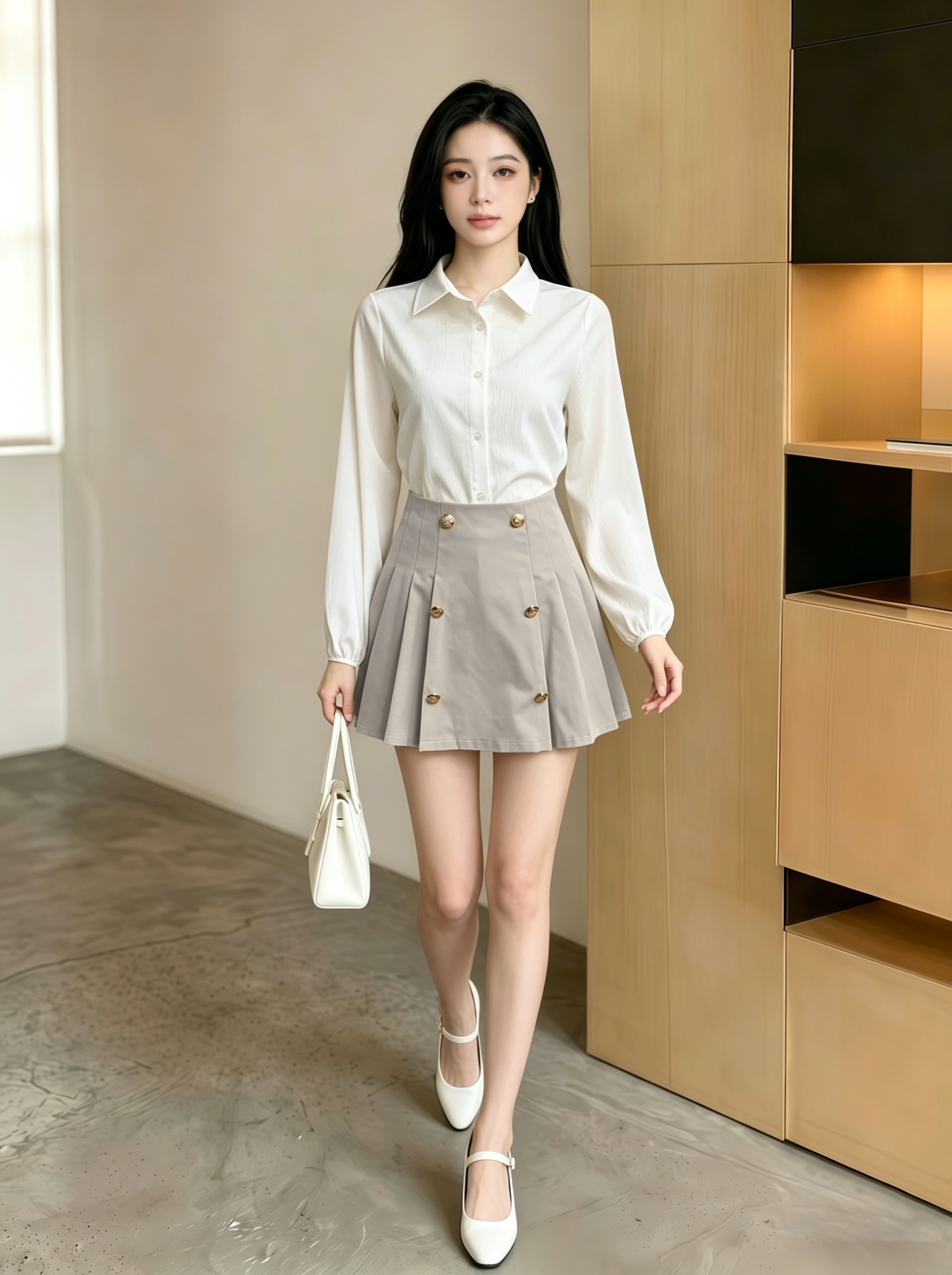 Royal Prep Pleated Skirt M198