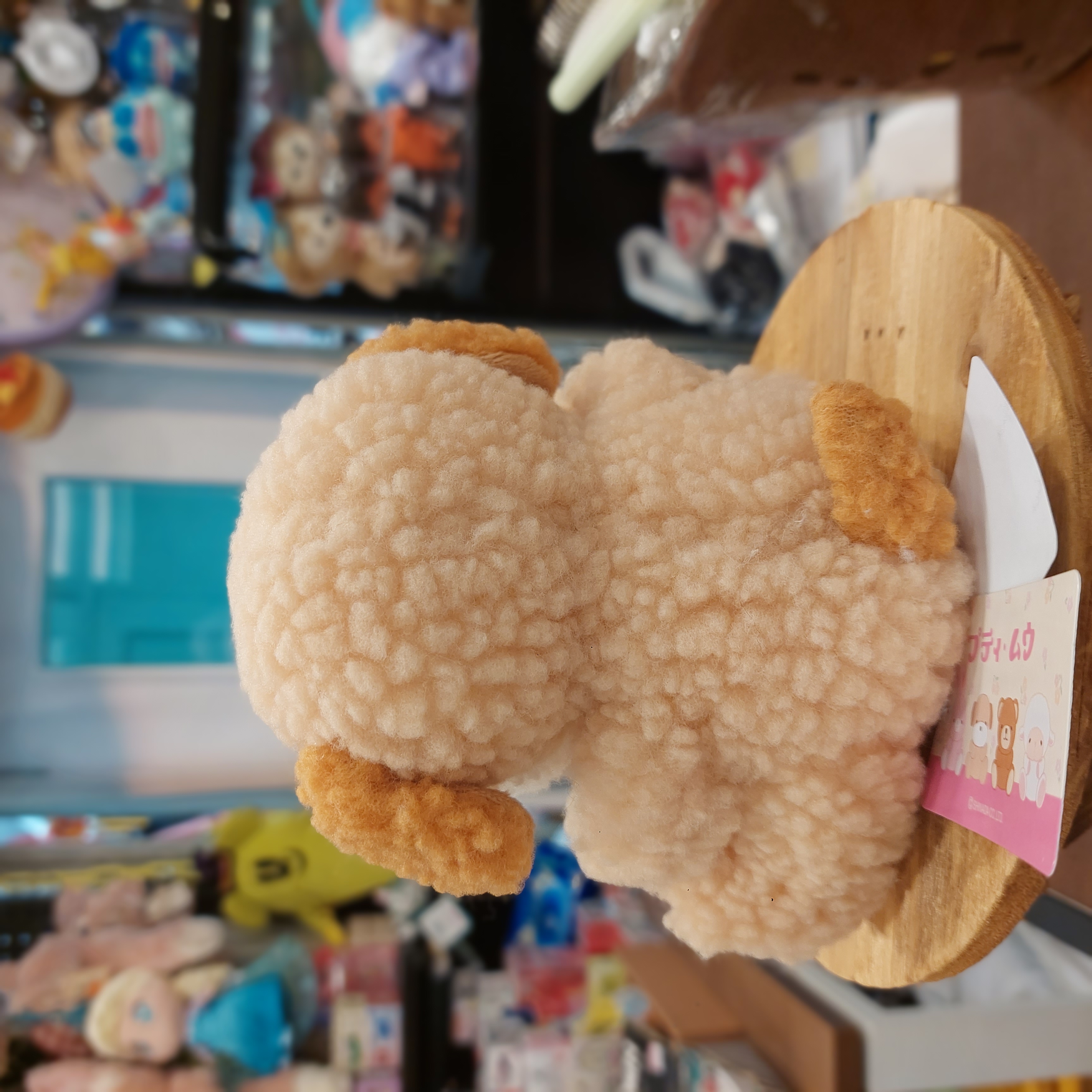 日本 SHINADA 復古毛茸茸 動物小公仔 羊仔，兔兔，小狗 三款選