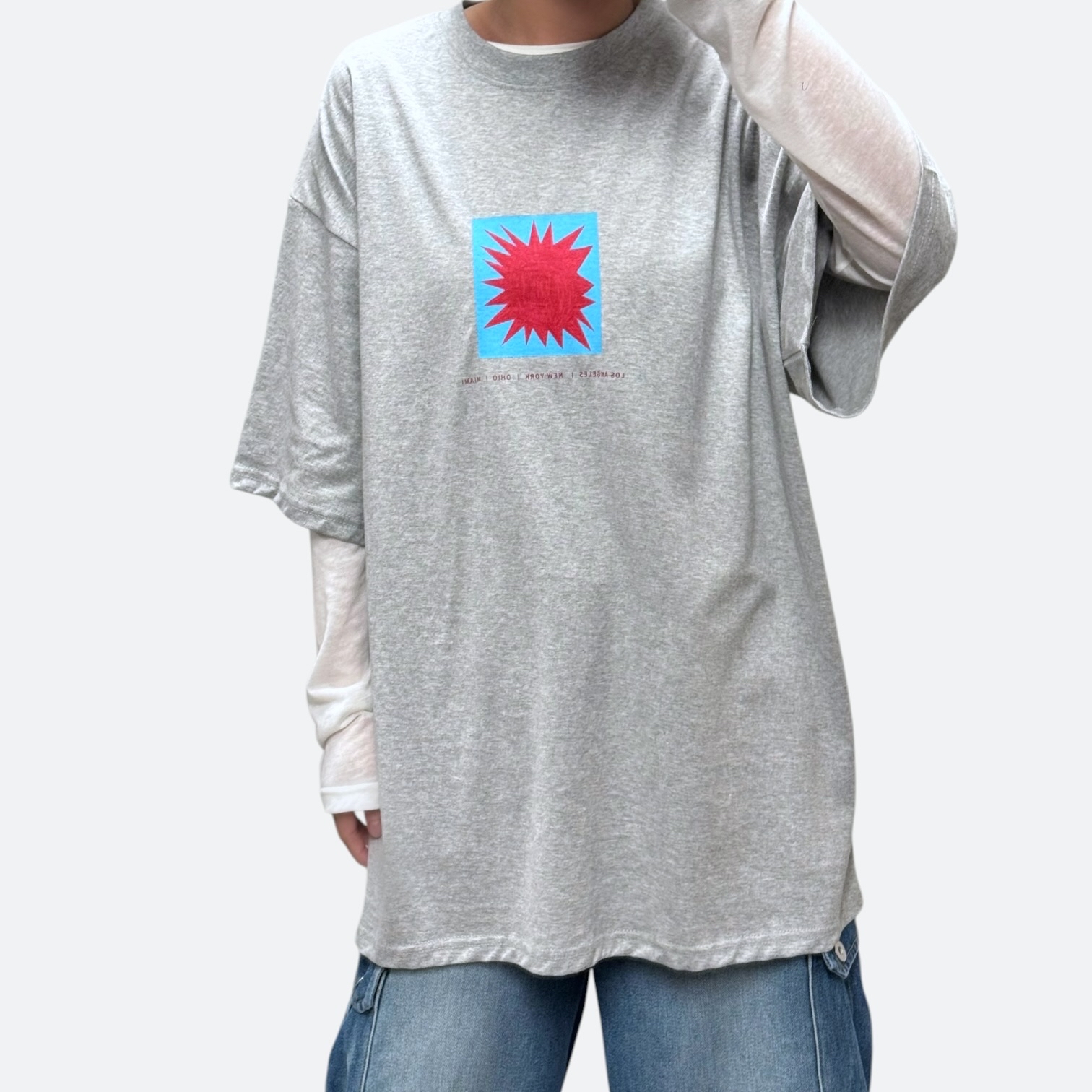 221035 sun短袖長Tee