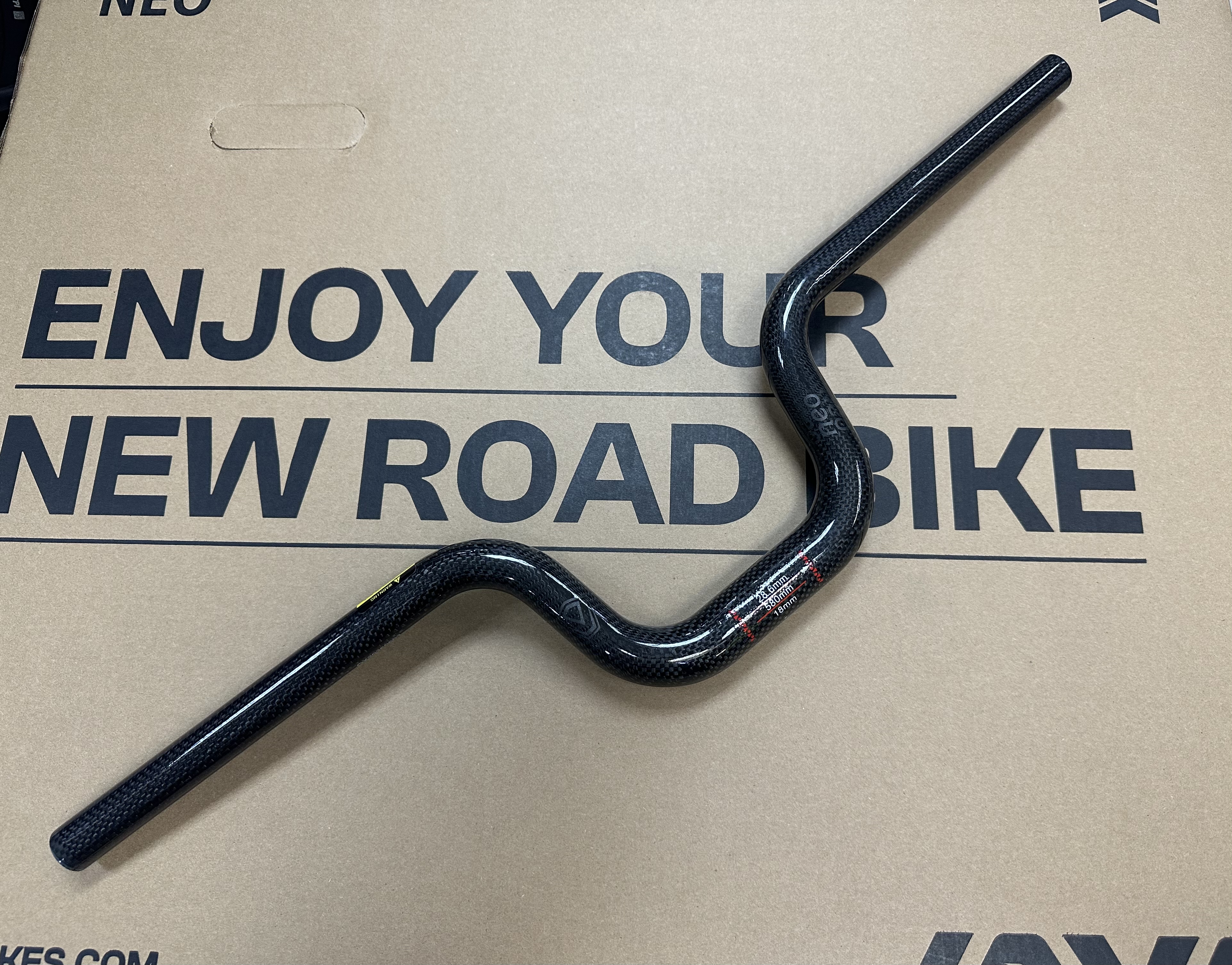 Java Neo 28.6 mm Carbon Handle bar H:100mm