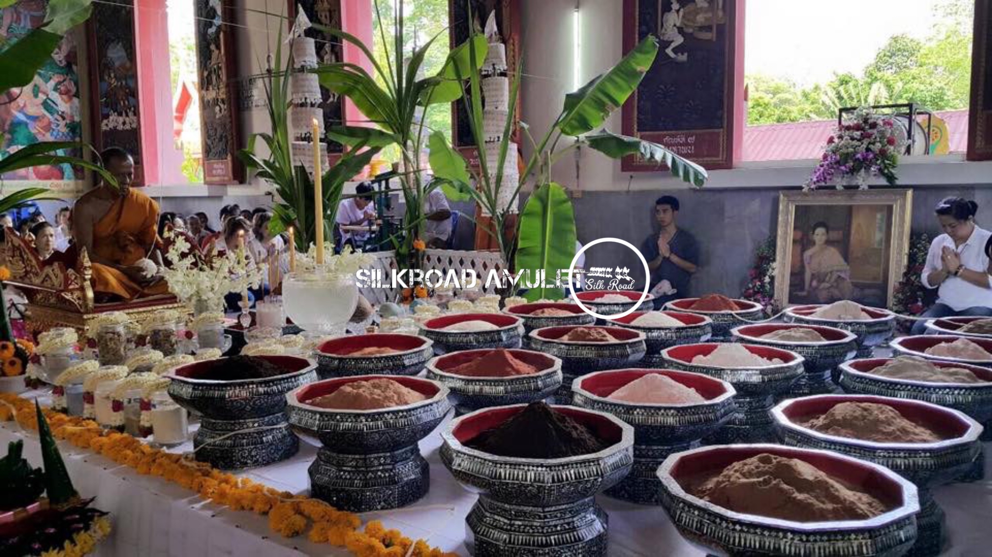 龍婆壯  佛曆2558  派春蓬  反手降魔坤平佛｜銅符管版本｜附原裝廟盒｜師父手寫符｜光學級高透防水殼 