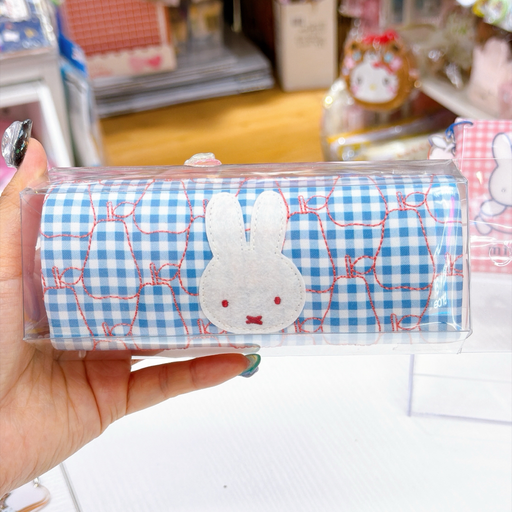 日本直送新款Miffy格仔系列多款產品手挽袋環保袋眼鏡盒散子包公仔掛飾
