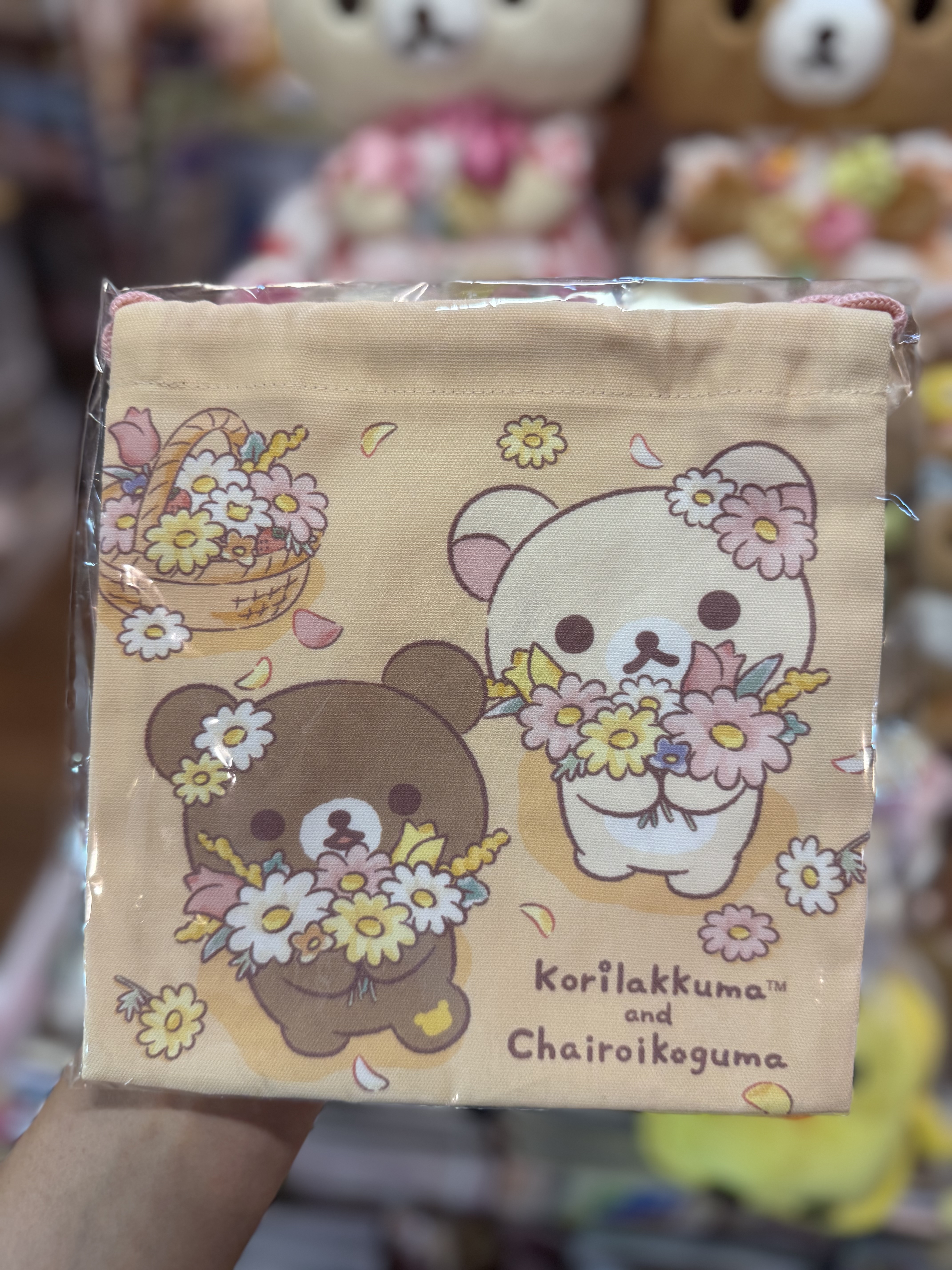 《現貨》全新日本有樂町pop up店限定 花花造型索袋