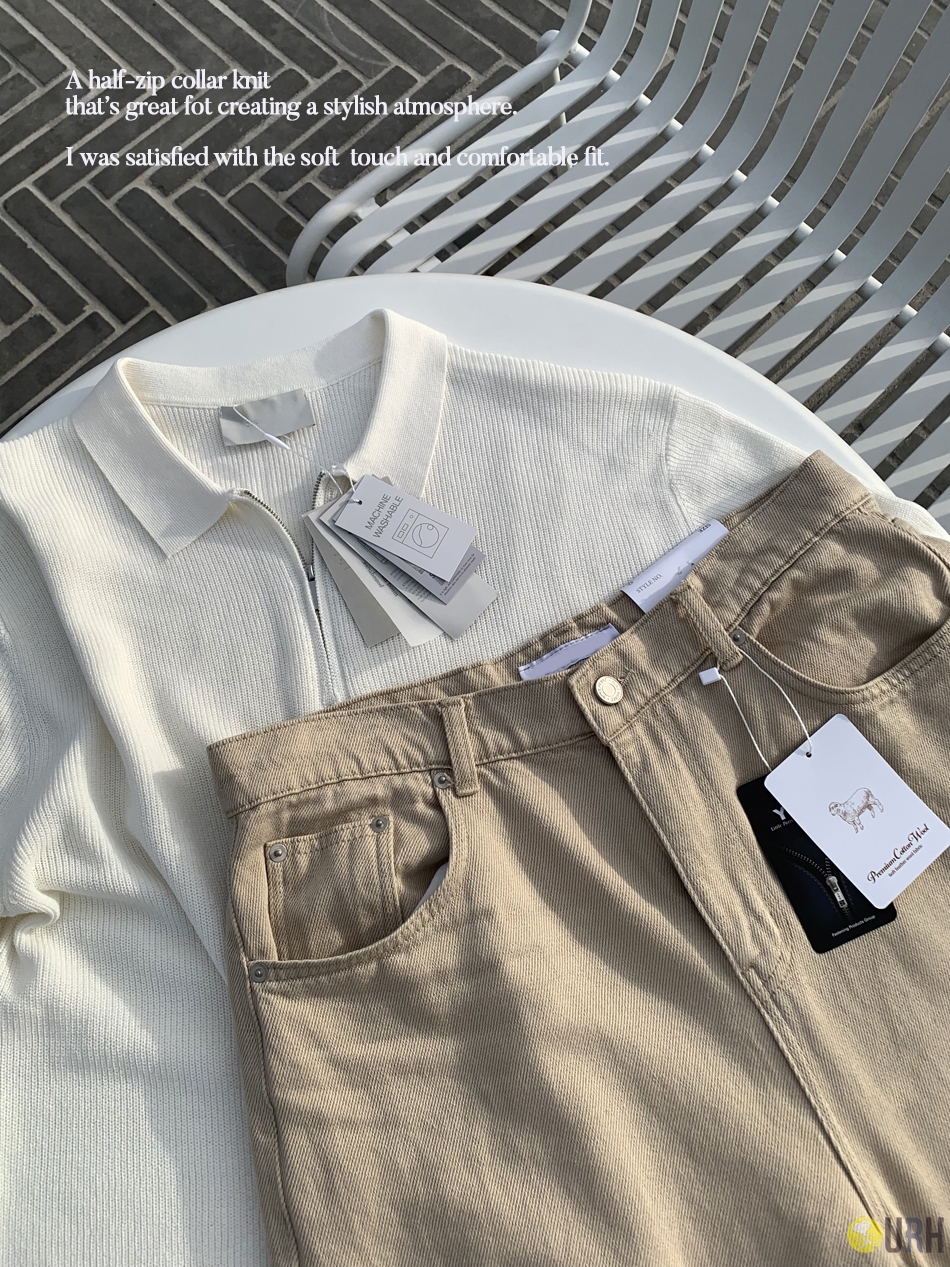 【100%保證韓國直送】Premium系列防皺防靜電機能斜紋寬褲 👖 [5 color] RL112926