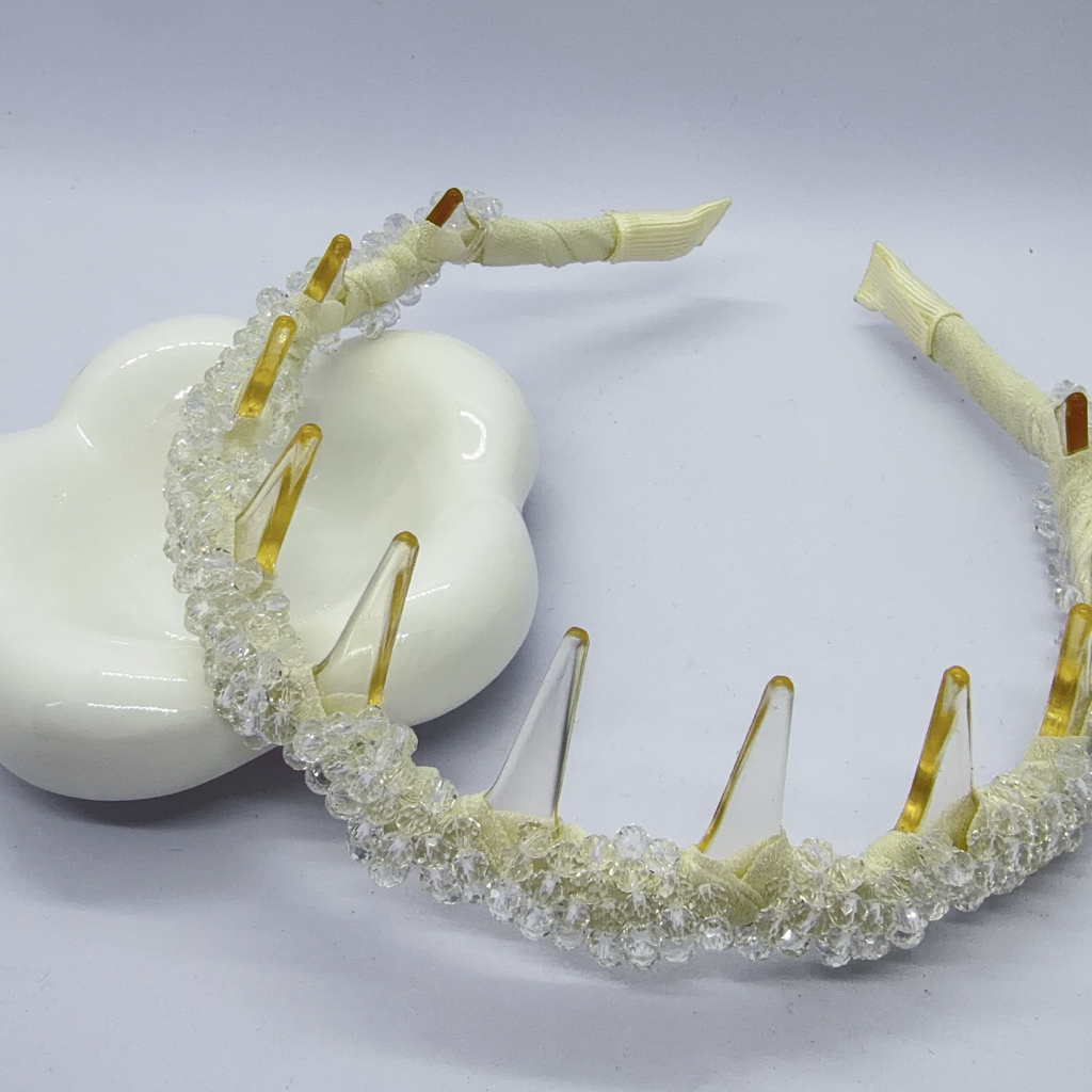 輕奢華珠仔髮箍(波浪齒款)