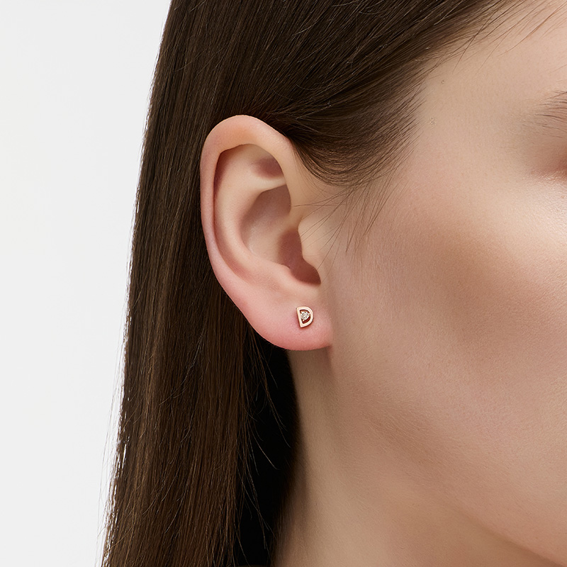 DIDIER DUBOT Miss Doux 玫瑰金耳環 (JDRERTF414S)