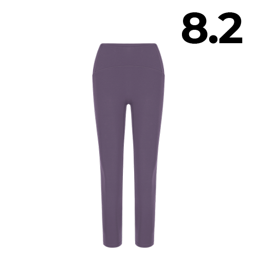 團購_Jun Ji-Hyun Set - Round Neck Crop Top & Leggings by Andar