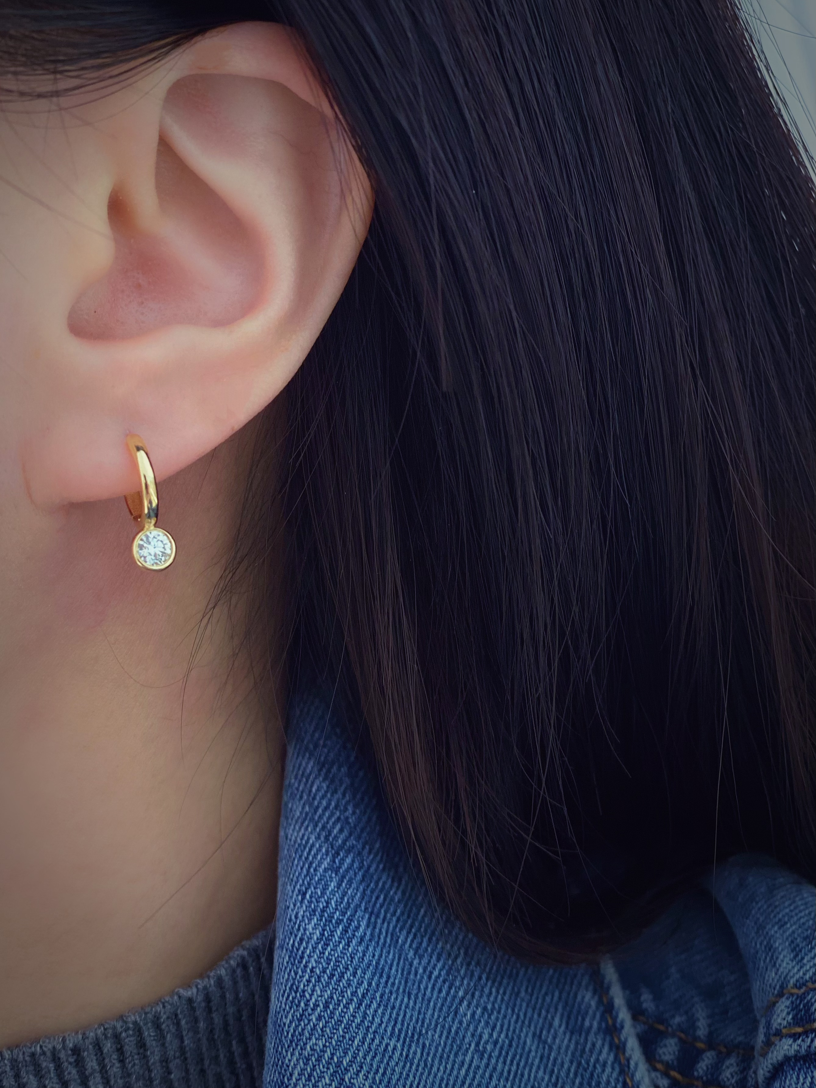 18K Diamond Earrings 