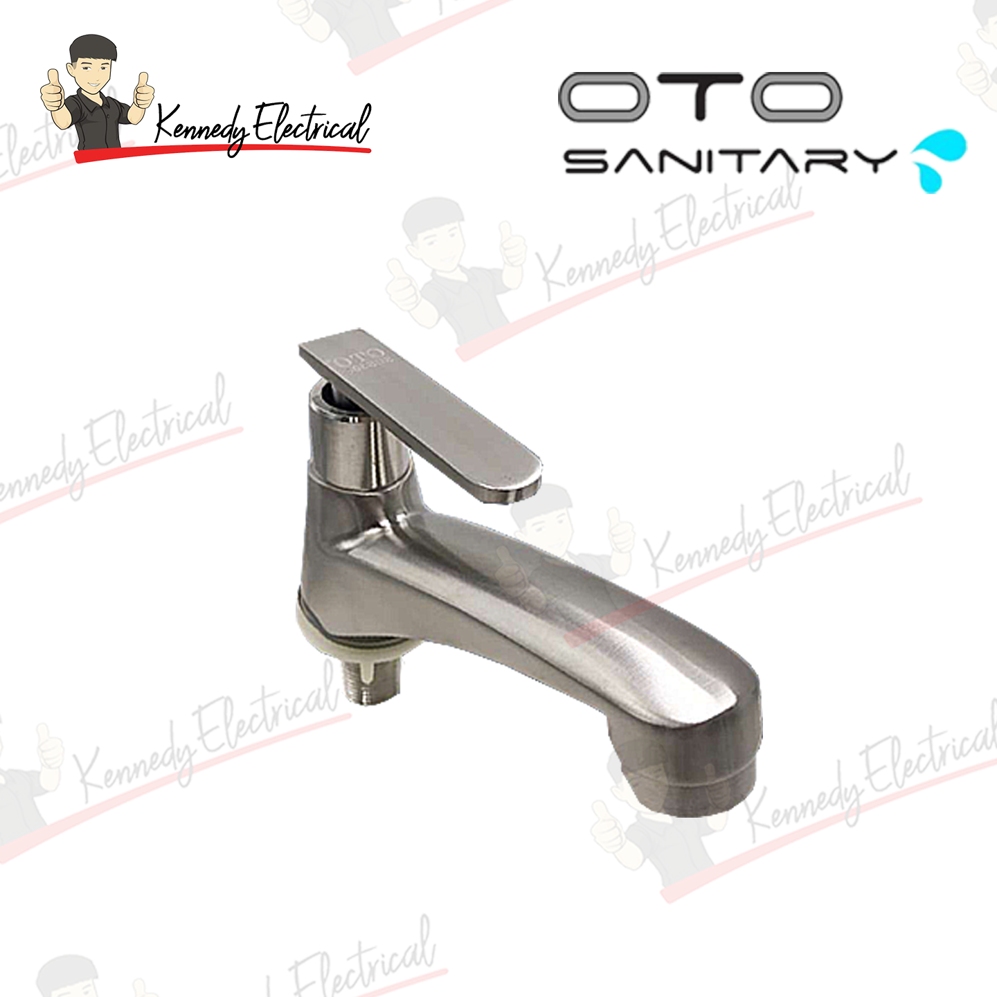 Otosani 304# Stainless Steel Basin Pillar Tap (966-3#) OTO966-03