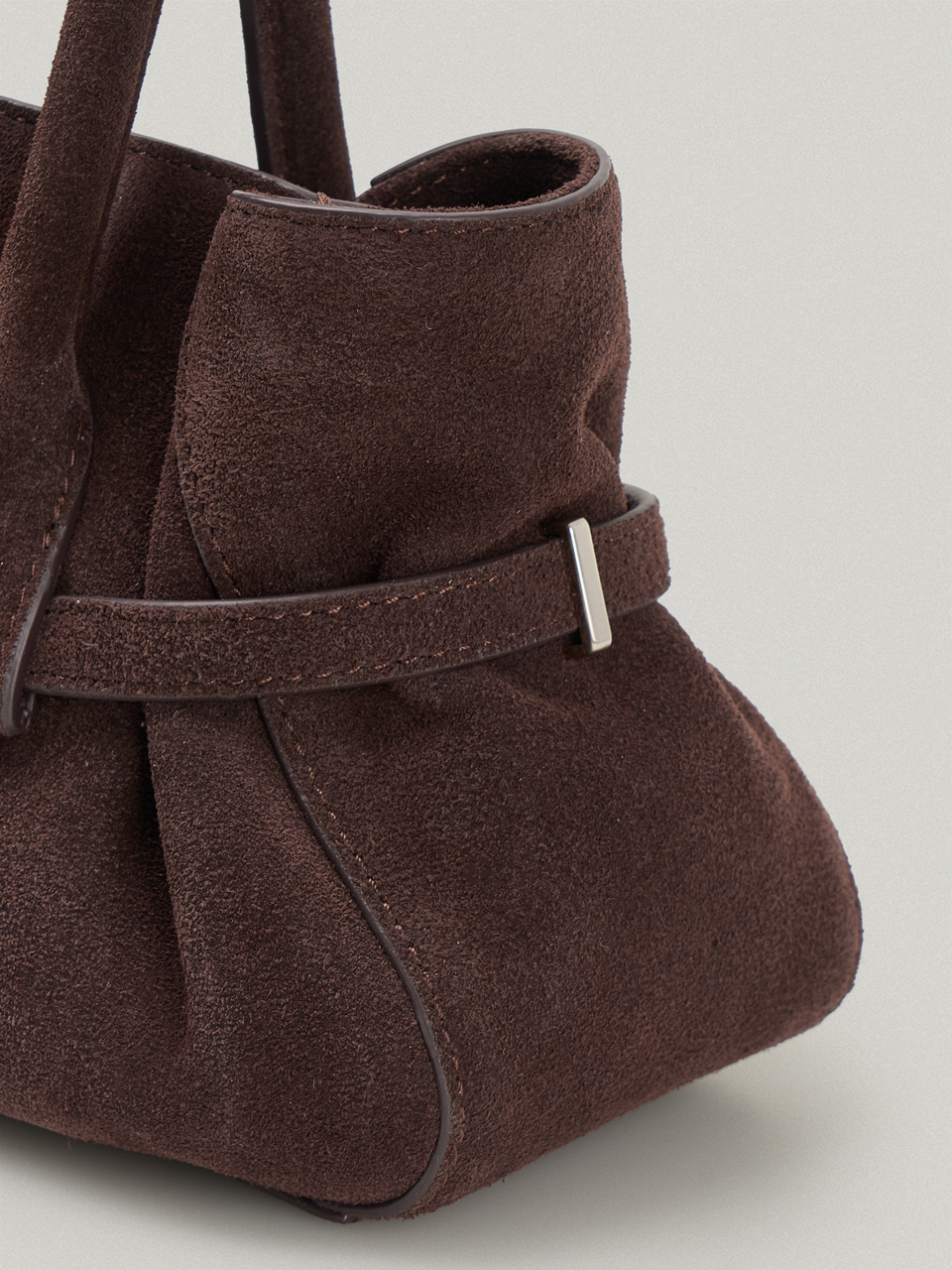 MINI HAVI BAG-SUEDE (BROWN)