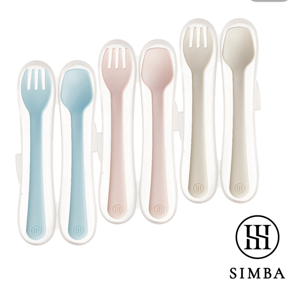 Simba美味學習叉匙組(6m+)-杏茶