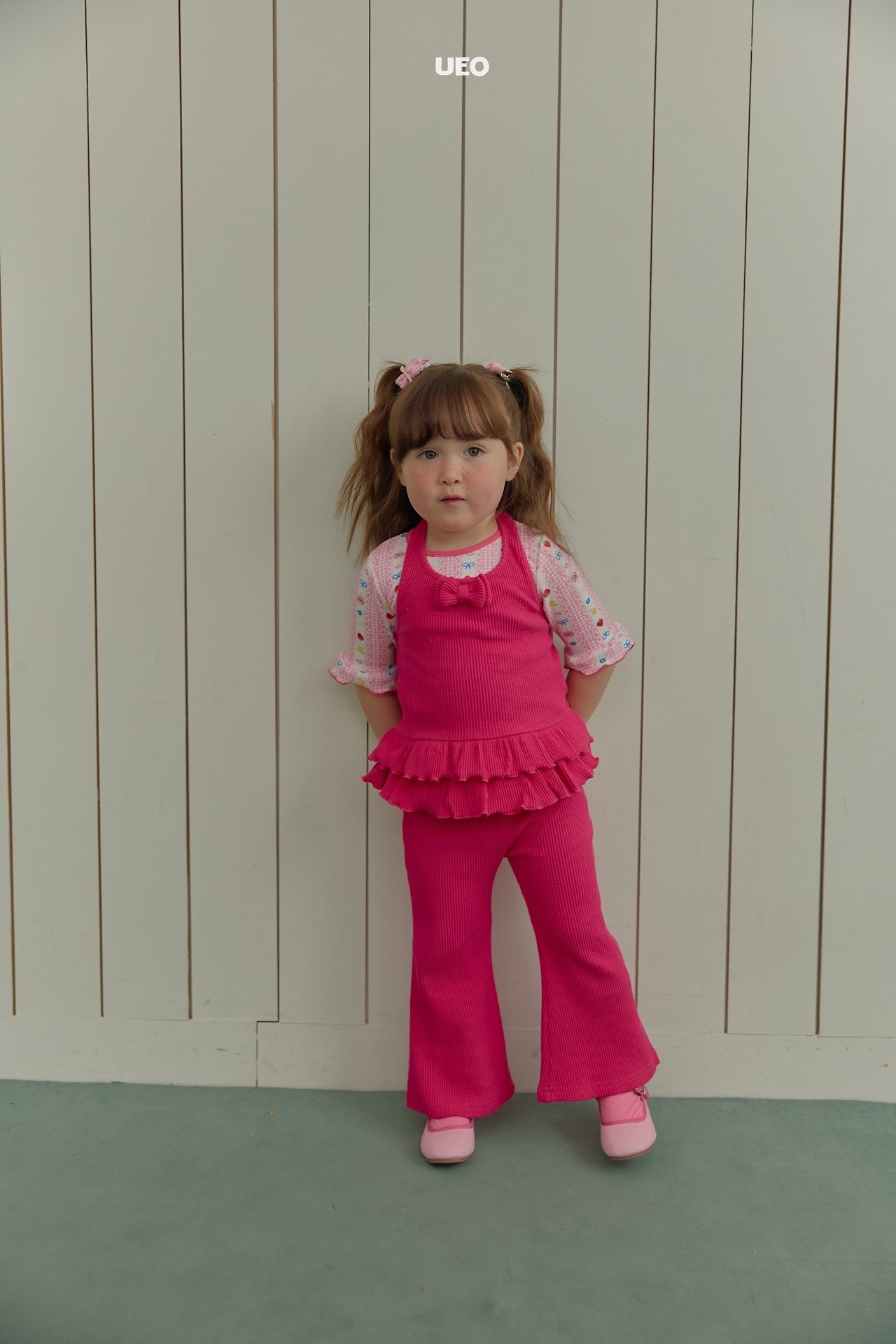 Girls | Ribbon Frill Halter Neck