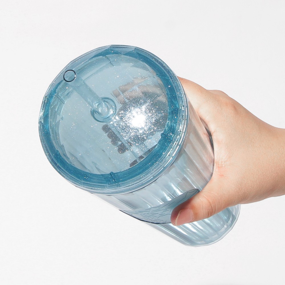 《日本🇯🇵 STARBUCKS 2026 Feel the Breeze 限定系列》閃粉粉藍冷飲杯 710ml