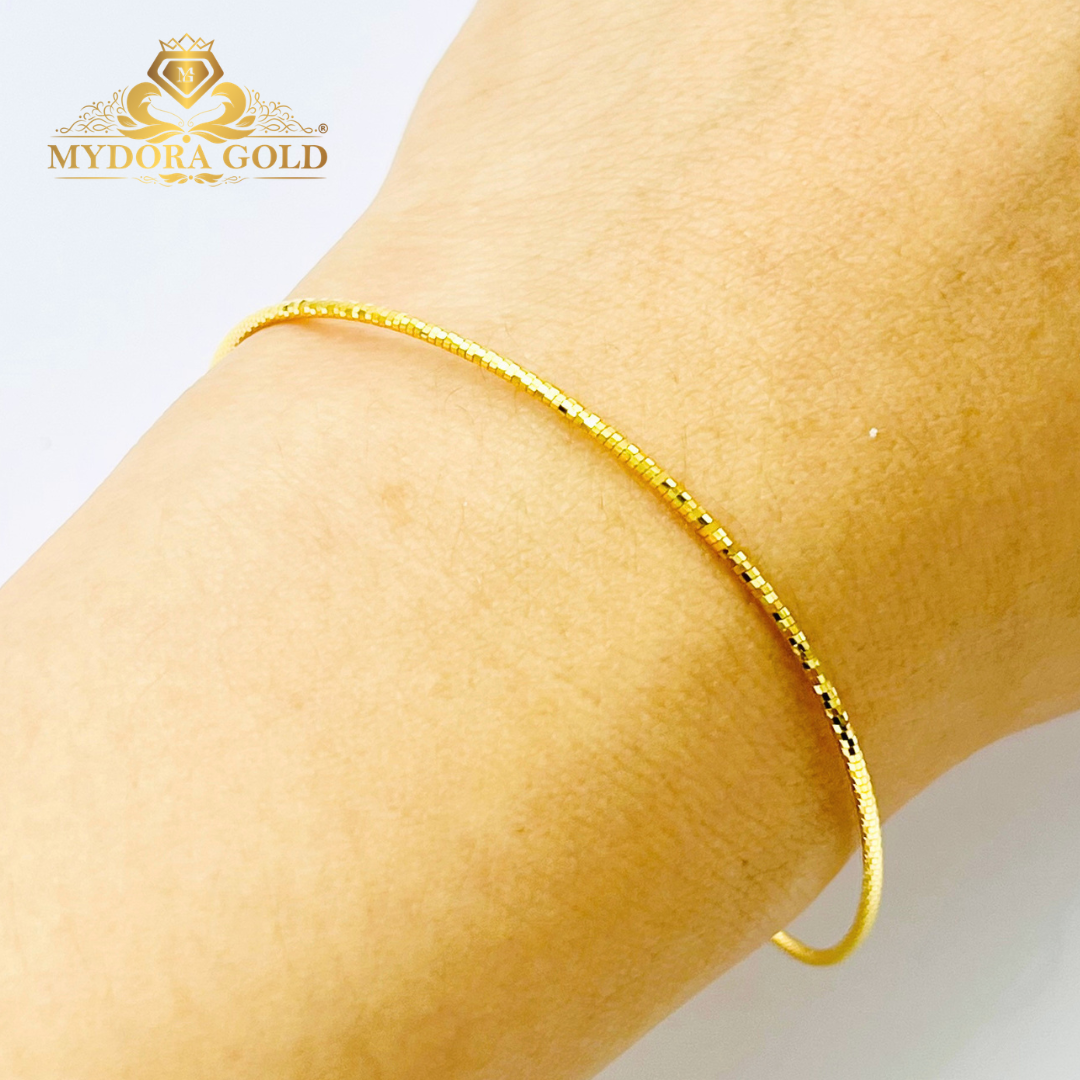 MYDORA Gelang Omega Lembut l EMAS 916/22K