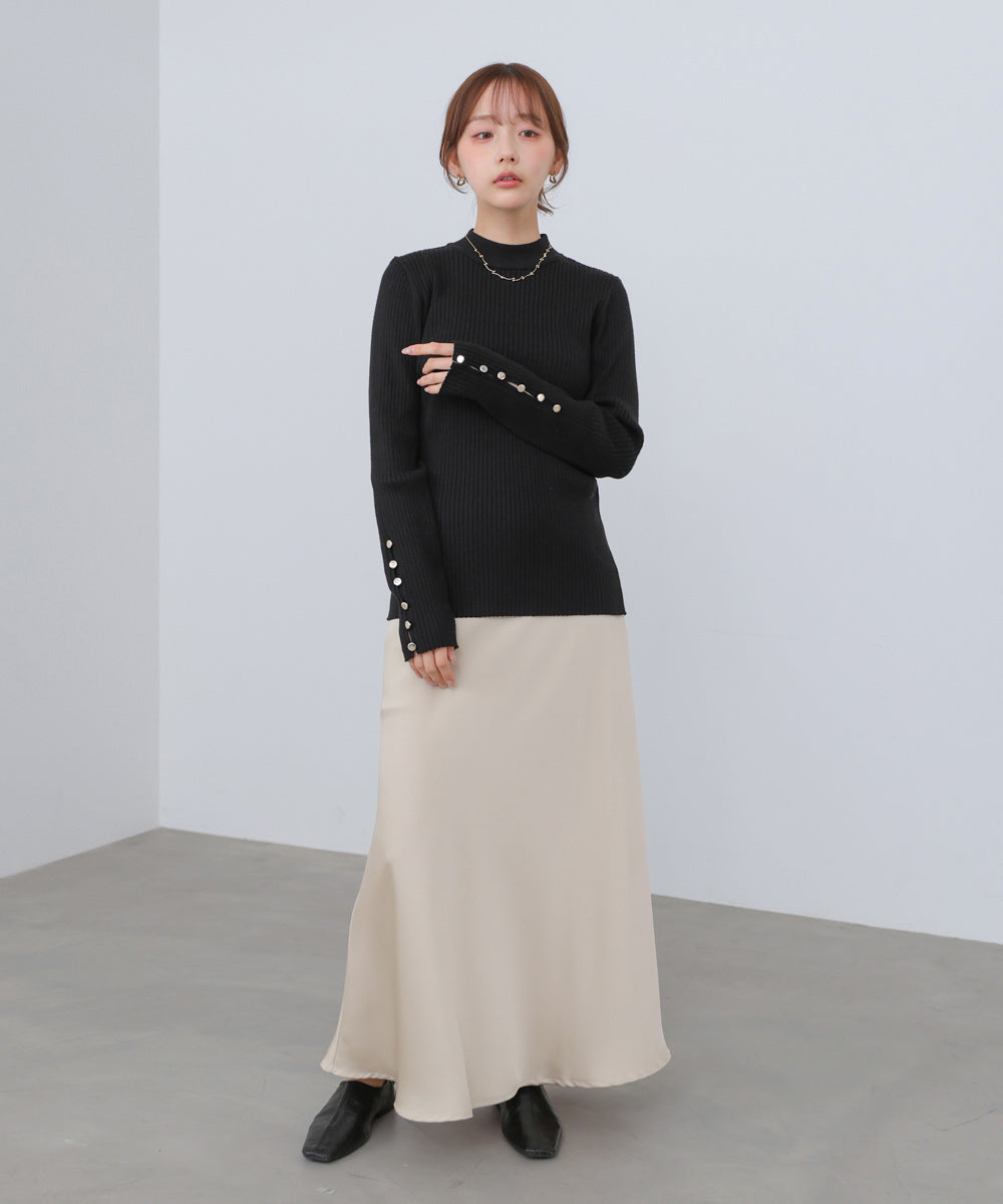 <JP> Blossom Button Ribbed Knit Top * 6色入 <預購>
